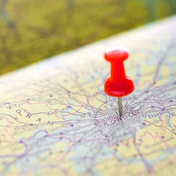 Creative Spark Map Pin - London - South East - East of England - Schools & Venues